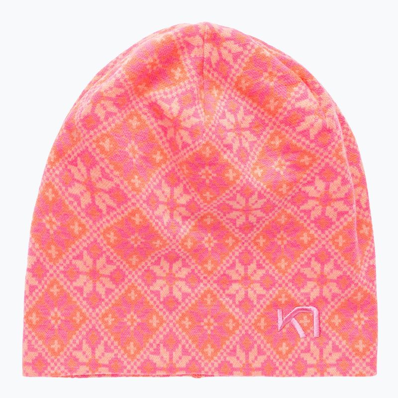 Czapka zimowa damska KARI TRAA Rose Beanie bubblegum