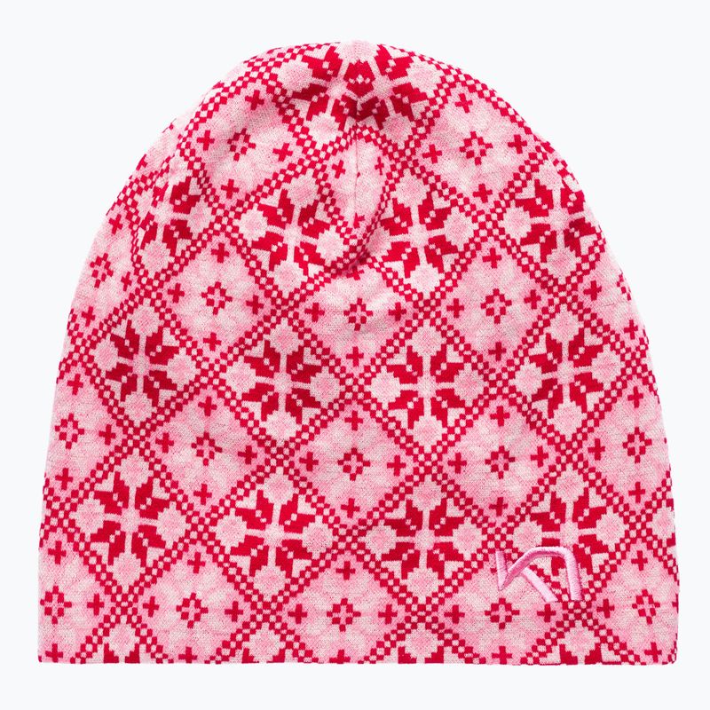 Czapka zimowa damska KARI TRAA Rose Beanie salsa