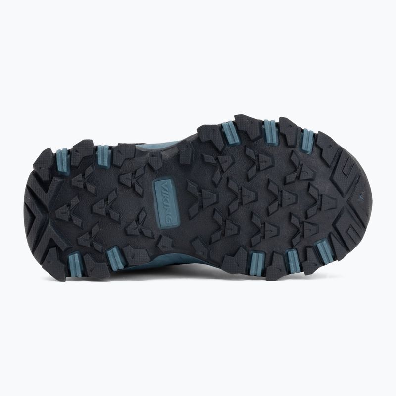 Buty dziecięce Viking Track Mid 2V Waterproof navy/demin 4