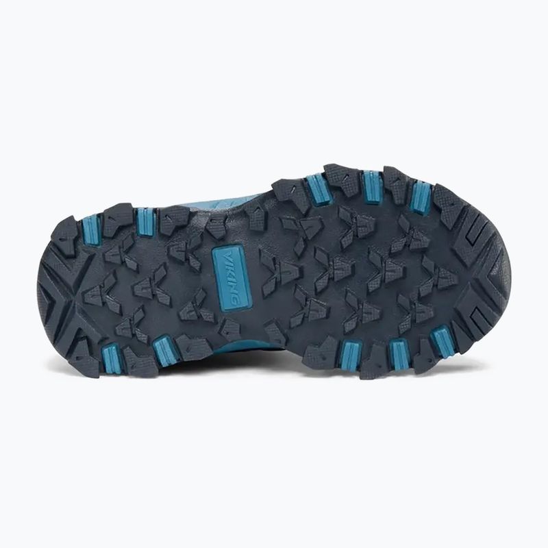 Buty dziecięce Viking Track Mid 2V Waterproof navy/demin 4