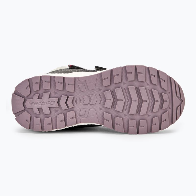 Śniegowce dziecięce Viking Equip Warm Waterproof 2V charcoal/dusty pink 4