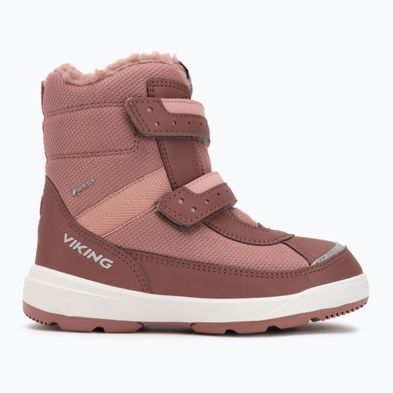 Śniegowce dziecięce Viking Footwear Play Reflex Warm GTX 2V pink/light pink 2