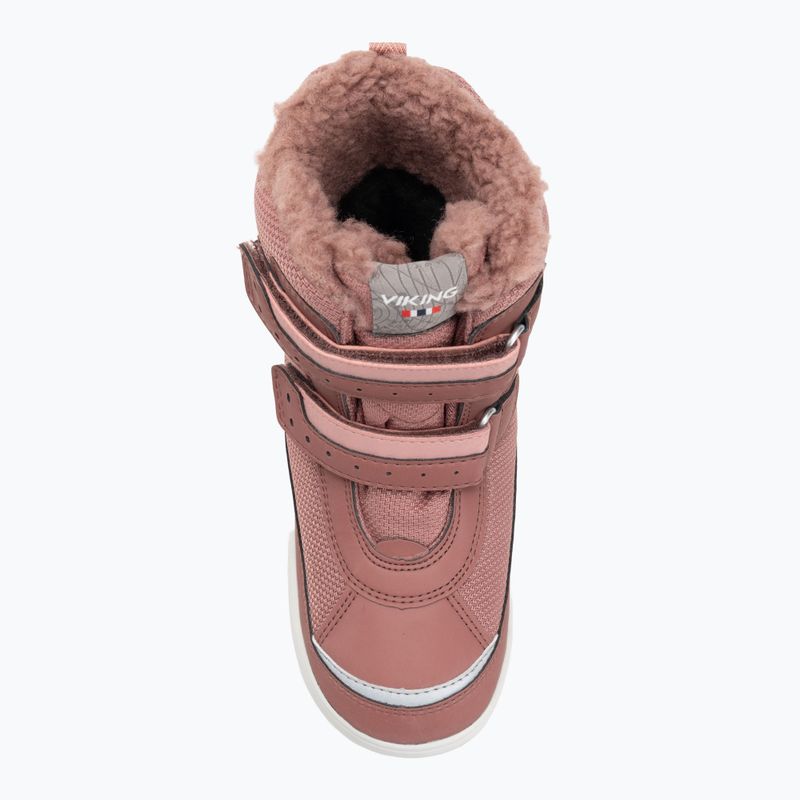 Śniegowce dziecięce Viking Footwear Play Reflex Warm GTX 2V pink/light pink 5