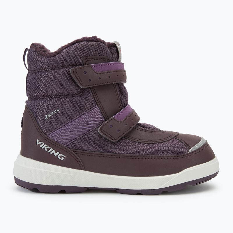 Śniegowce dziecięce Viking Footwear Play Reflex Warm GTX 2V grape/purple 2