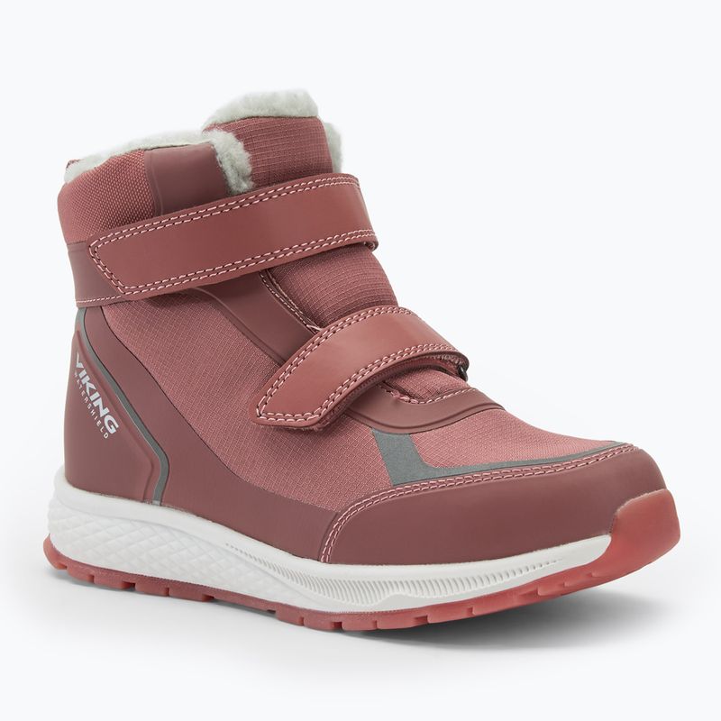 Śniegowce dziecięce Viking Footwear Equip Glow Warm WP 2V pink