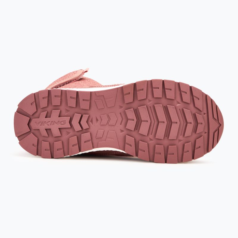 Śniegowce dziecięce Viking Footwear Equip Warm Waterproof 1V Pull On pink 4