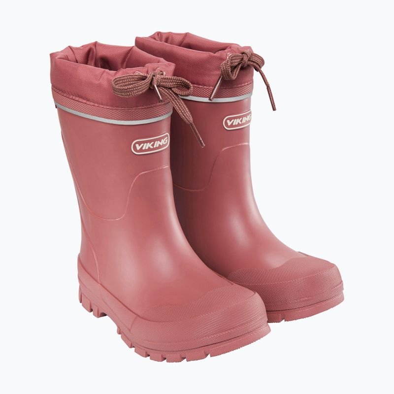 Kalosze dziecięce Viking Footwear Jolly Warm pink 3