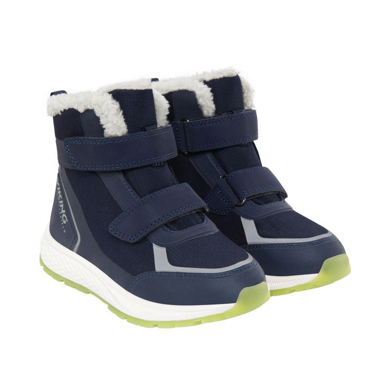 Śniegowce dziecięce Viking Footwear Equip Glow Warm WP 2V navy 8