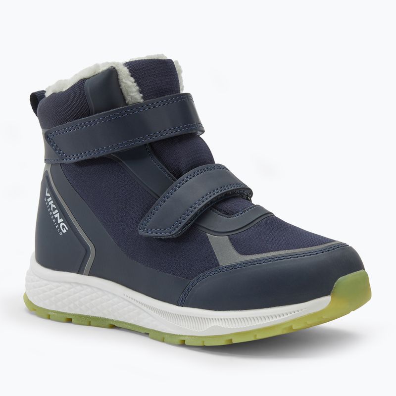 Śniegowce dziecięce Viking Footwear Equip Glow Warm WP 2V navy