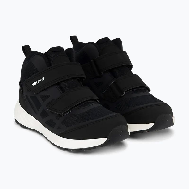 Buty dziecięce Viking Footwear Veme Reflex Mid 2V Gore-Tex black/white 10