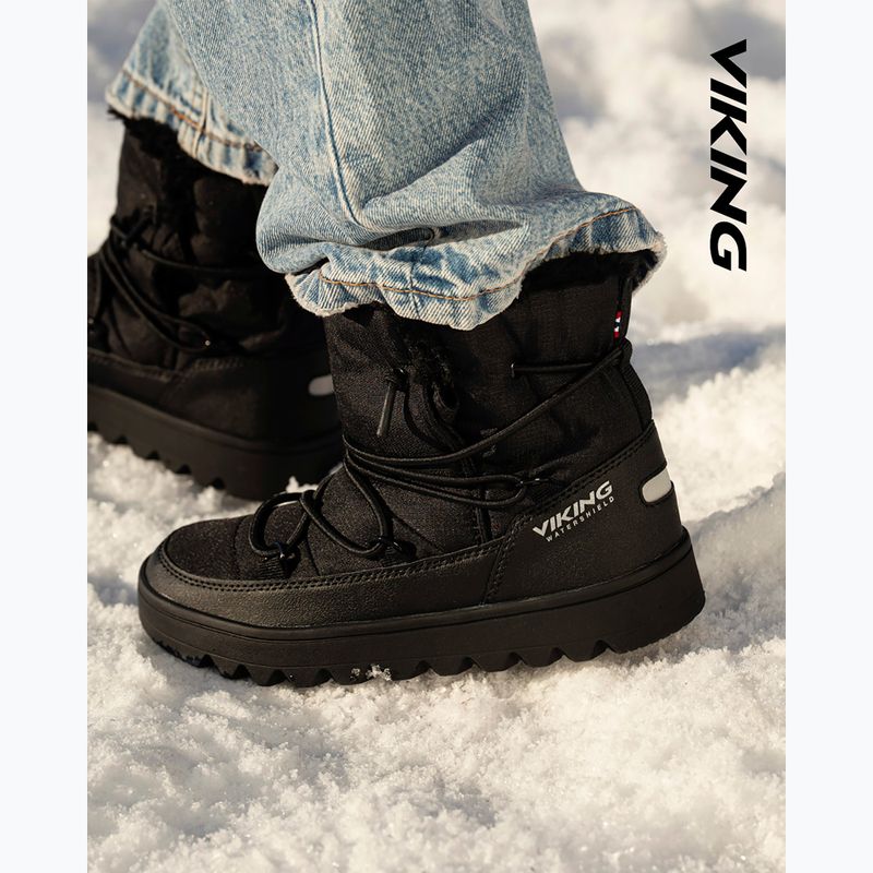 Śniegowce Viking Footwear Snowflake Warm Waterproof SL black 8