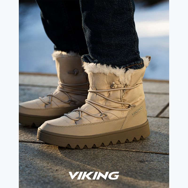 Śniegowce Viking Footwear Snowflake Warm Waterproof SL cream 9