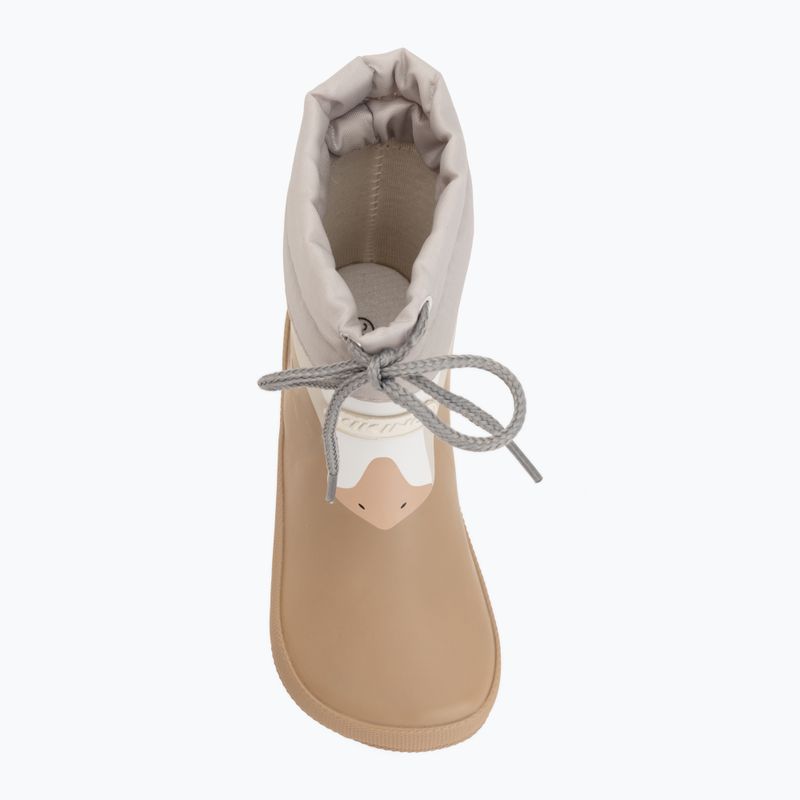 Kalosze dziecięce Viking Footwear Alv Barefoot Paw Print beige 5