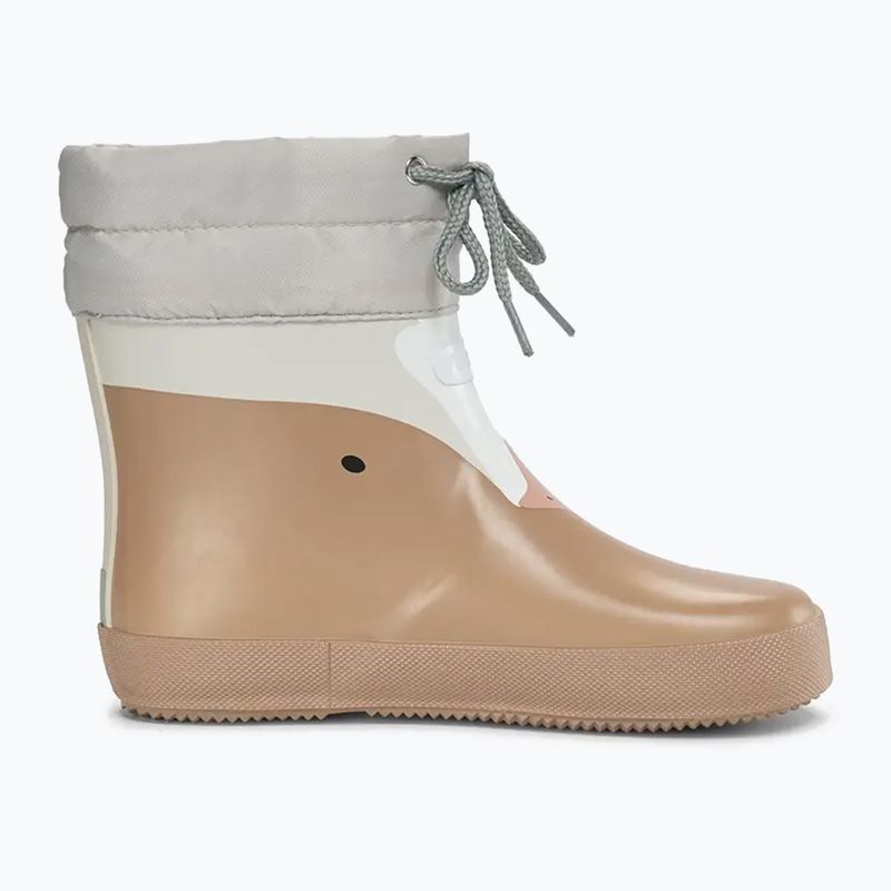 Kalosze dziecięce Viking Alv Barefoot Paw Print beige 2
