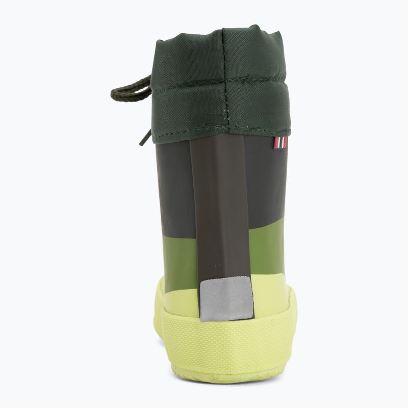 Kalosze dziecięce Viking Footwear Alv Barefoot Paw Print light green/green 6
