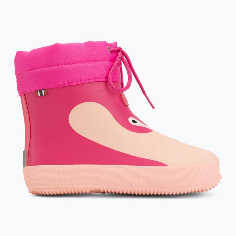 Kalosze dziecięce Viking Footwear Alv Barefoot Paw Print light pink/magenta 2