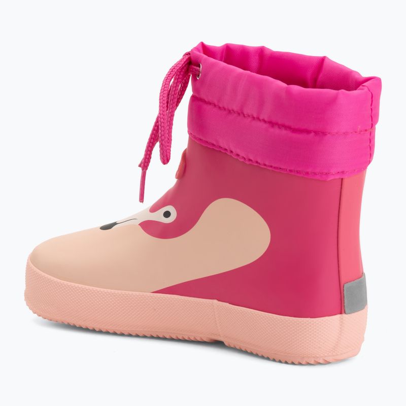 Kalosze dziecięce Viking Footwear Alv Barefoot Paw Print light pink/magenta 3