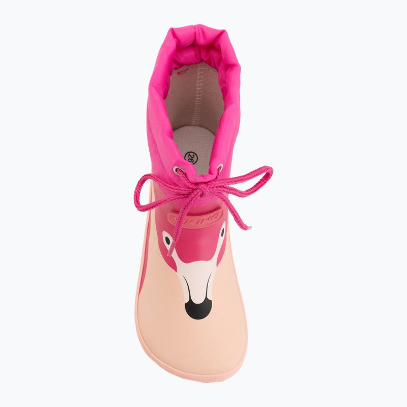 Kalosze dziecięce Viking Footwear Alv Barefoot Paw Print light pink/magenta 5