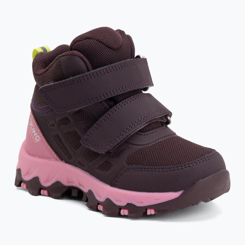Buty dziecięce Viking Track Mid 2V Waterproof plum/multi