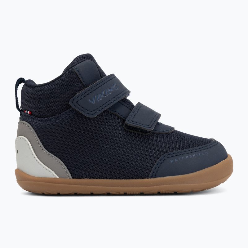 Buty barefoot dziecięce Viking Alv Barefoot Mid 2V Waterproof navy 2