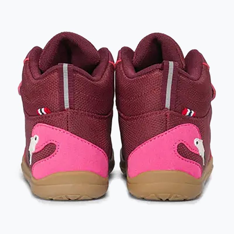Buty barefoot dziecięce Viking Footwear Alv Barefoot Mid 2V Waterproof burgundy 11