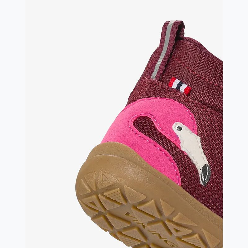 Buty barefoot dziecięce Viking Footwear Alv Barefoot Mid 2V Waterproof burgundy 14
