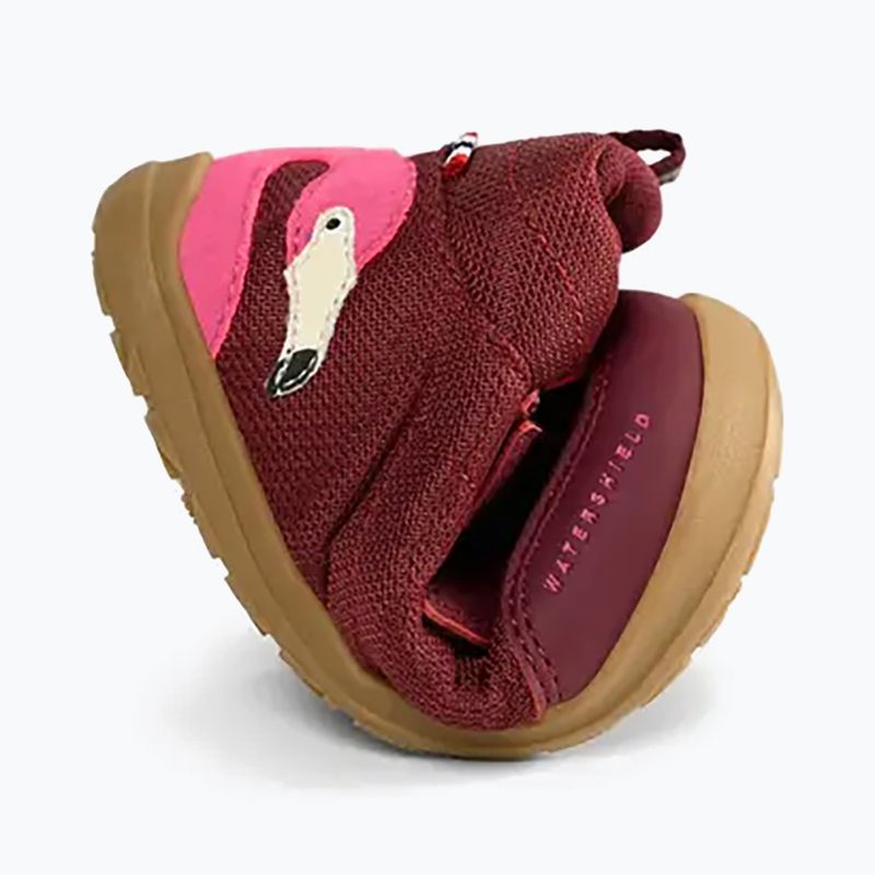 Buty barefoot dziecięce Viking Footwear Alv Barefoot Mid 2V Waterproof burgundy 16