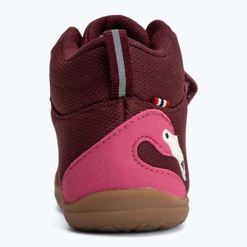 Buty barefoot dziecięce Viking Alv Barefoot Mid 2V Waterproof burgundy 6