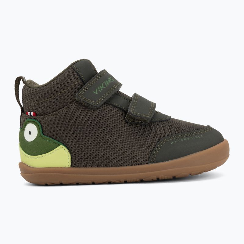 Buty barefoot dziecięce Viking Alv Barefoot Mid 2V Waterproof pine 2