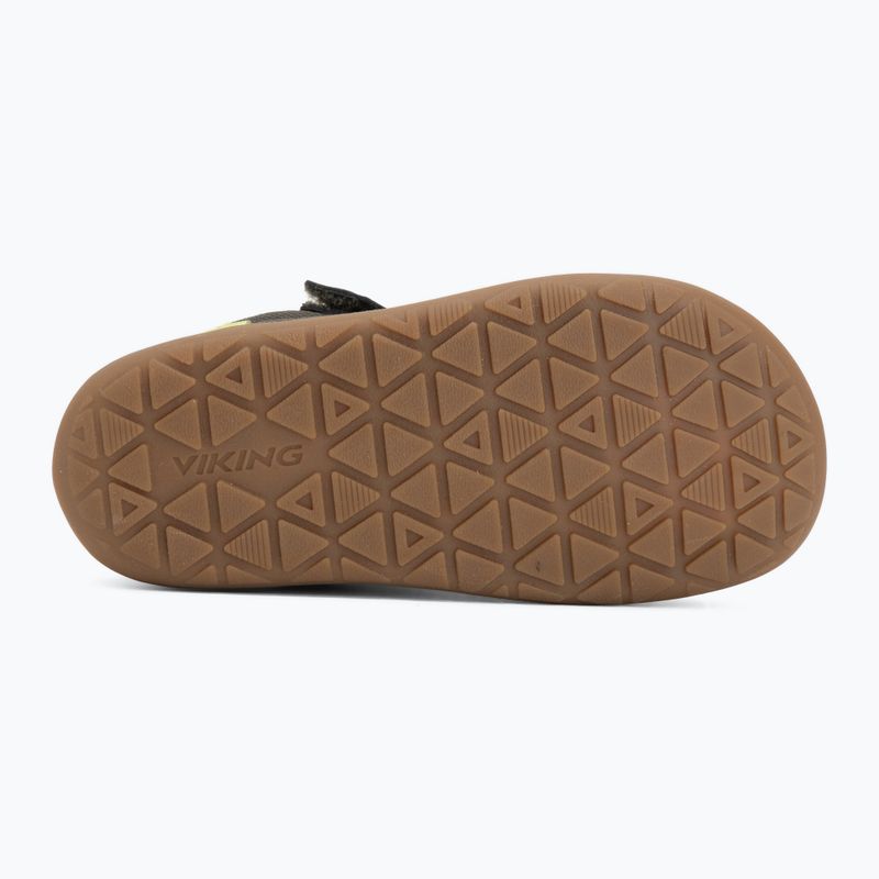 Buty barefoot dziecięce Viking Alv Barefoot Mid 2V Waterproof pine 4