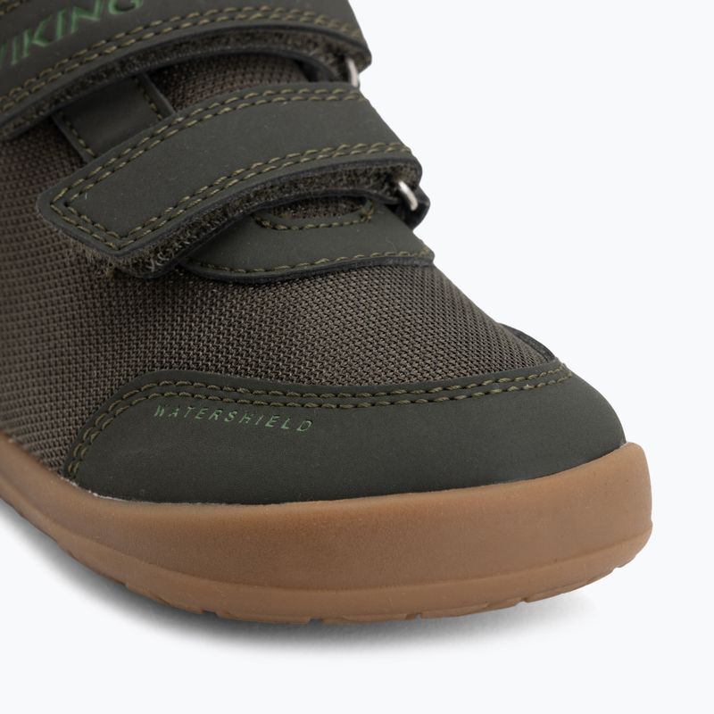 Buty barefoot dziecięce Viking Alv Barefoot Mid 2V Waterproof pine 7