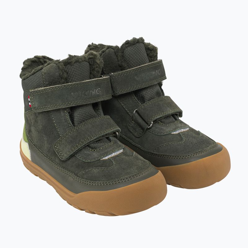 Śniegowce barefoot dziecięce Viking Footwear Alv Barefoot Paw Warm Waterproff 2V pine 3