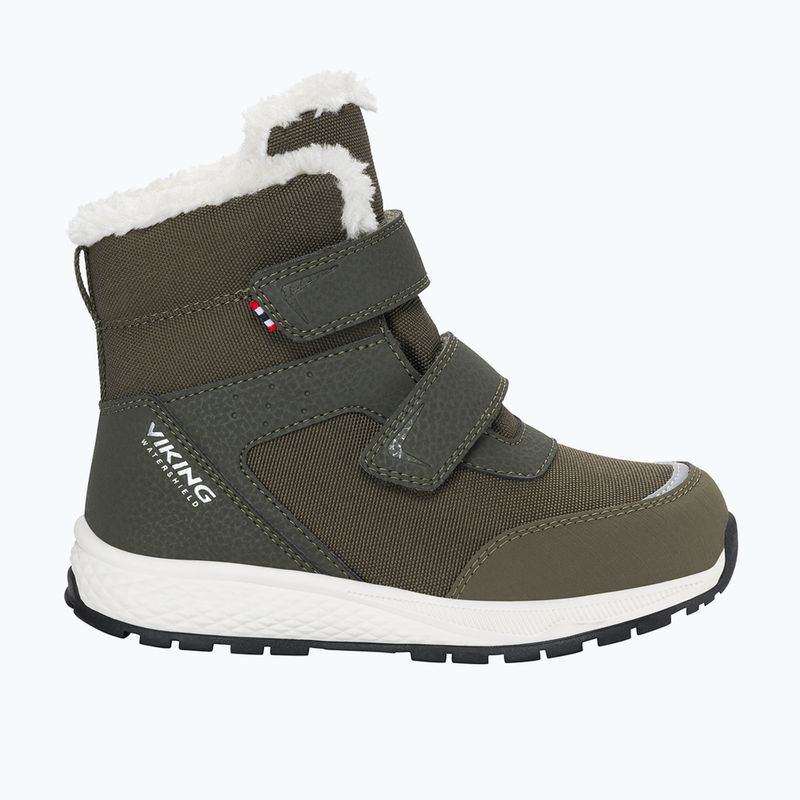 Śniegowce dziecięce Viking Footwear Equip Warm Waterproof 2V olive
