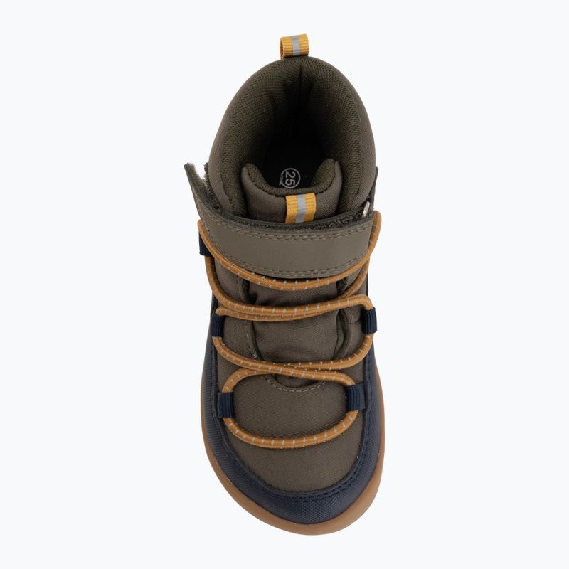 Buty barefoot dziecięce Viking Birch Barefoot Mid 1V Waterproof navy/olive 5