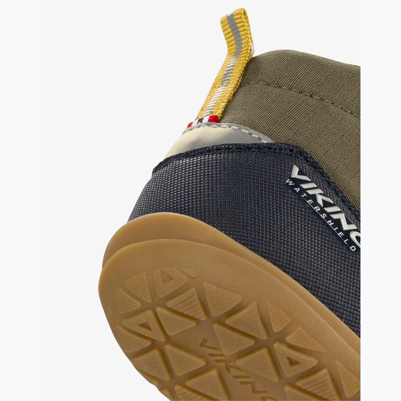 Buty barefoot dziecięce Viking Footwear Birch Barefoot Mid 1V Waterproof navy/olive 13