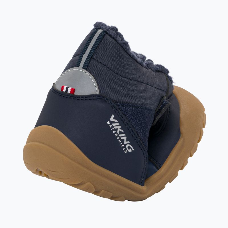 Śniegowce barefoot dziecięce Viking Footwear Rowan Barefoot Warm Waterproof 2V navy 5