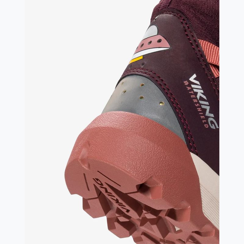 Śniegowce dziecięce Viking Footwear Spaceship Warm SC Waterproof plum/pink 8