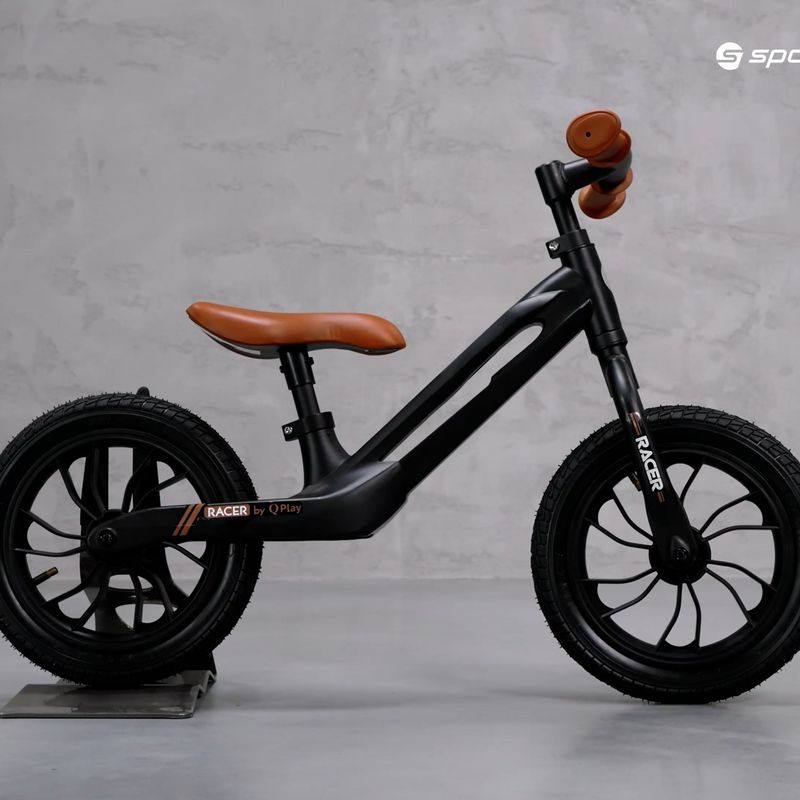 Rowerek biegowy Qplay Racer 2022 brown 12