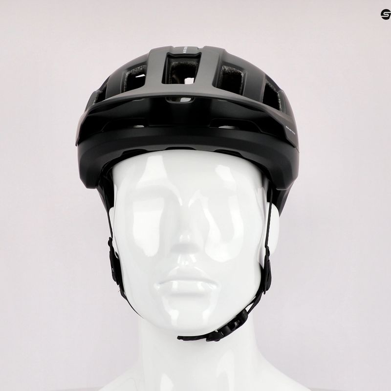 Kask rowerowy POC Axion Race MIPS uranium black matt/hydrogen white 11