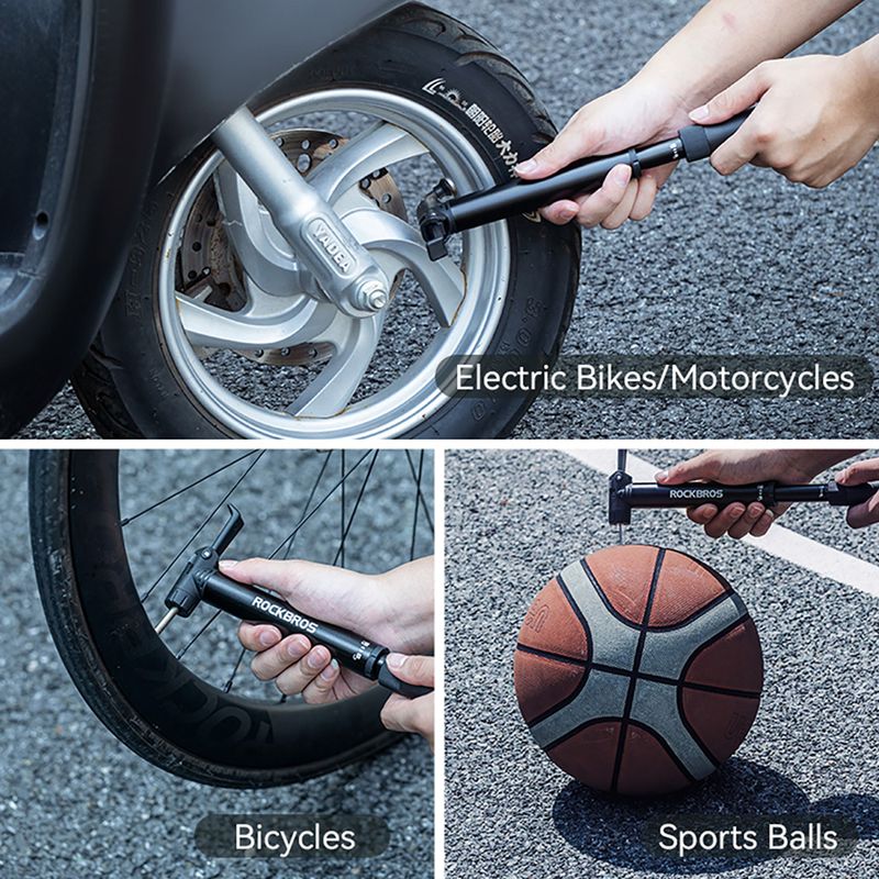 Pompka rowerowa Rockbros 42320010 120psi black 6