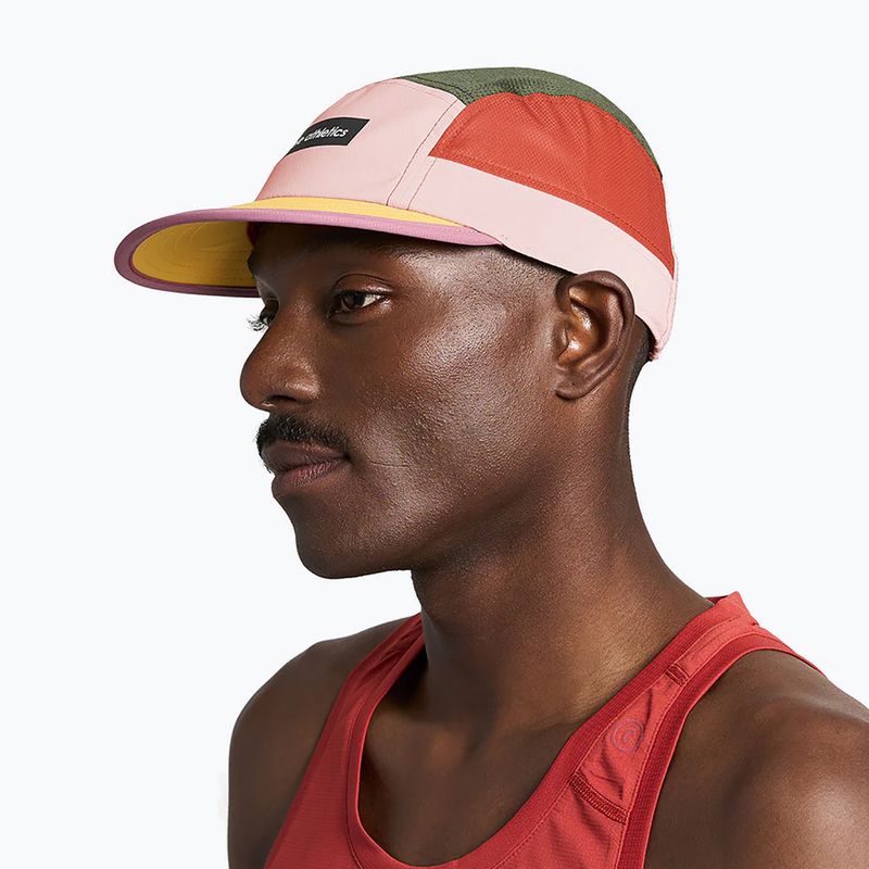 Czapka z daszkiem Ciele Athletics GOCap Field IconicBar peachskin/seaweed 6