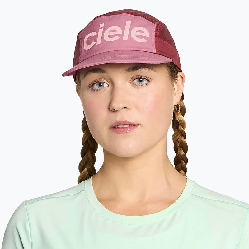 Czapka z daszkiem Ciele Athletics GOCap Comp Century deco rose/merlot 4