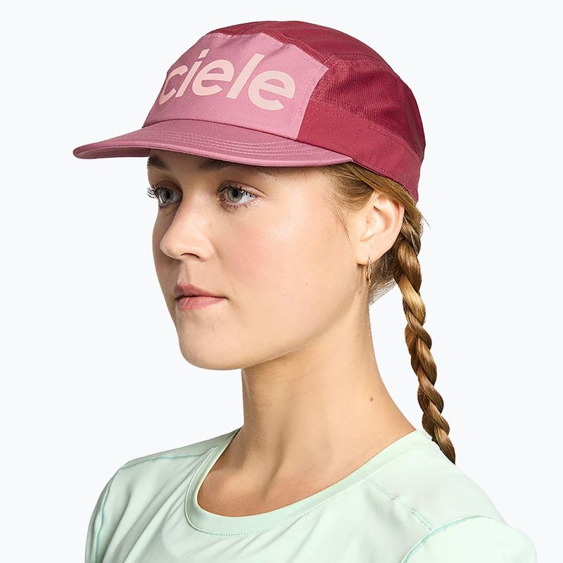 Czapka z daszkiem Ciele Athletics GOCap Comp Century deco rose/merlot 5