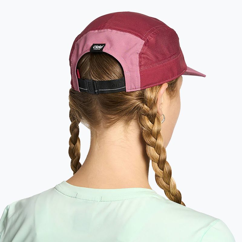 Czapka z daszkiem Ciele Athletics GOCap Comp Century deco rose/merlot 6