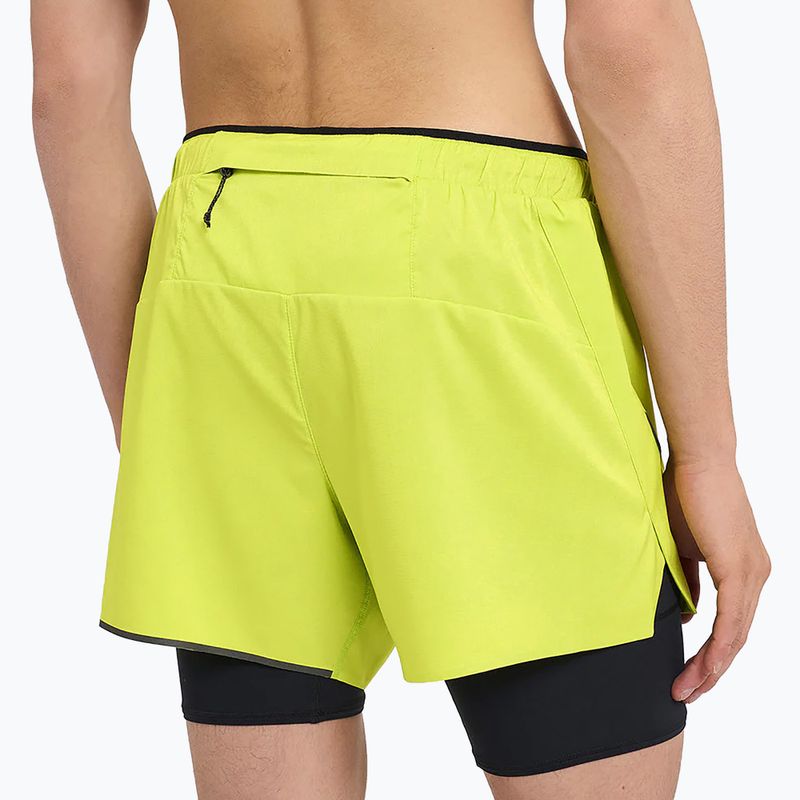 Spodenki do biegania męskie Ciele Athletics DLY 5" Long Brief lime green 4