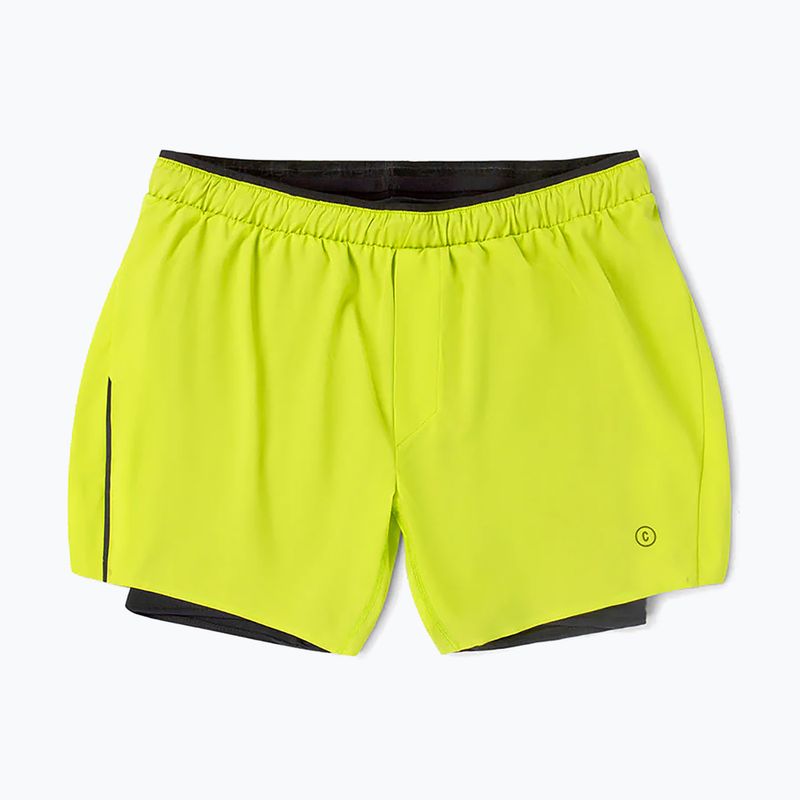 Spodenki do biegania męskie Ciele Athletics DLY 5" Long Brief lime green 5