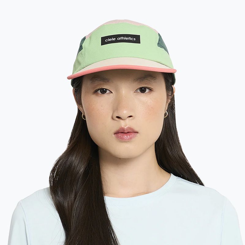 Czapka z daszkiem Ciele Athletics GOCap Field IconicBar pistachio/silver pine 4