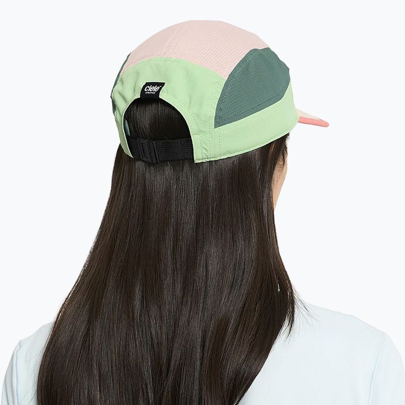 Czapka z daszkiem Ciele Athletics GOCap Field IconicBar pistachio/silver pine 5