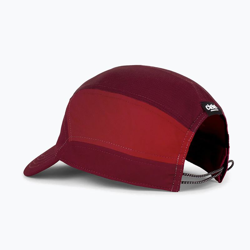 Czapka z daszkiem Ciele Athletics FSTCap SC Classic Cside crimson red/merlot 2