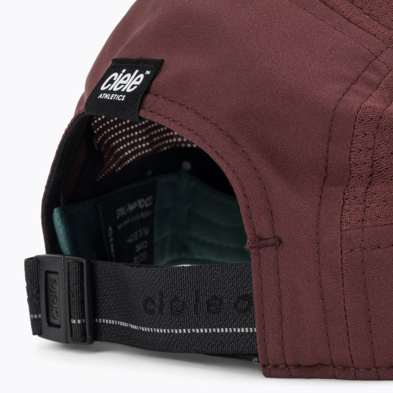 Czapka z daszkiem Ciele Athletics GOCap Comp Bars dark wine red 5